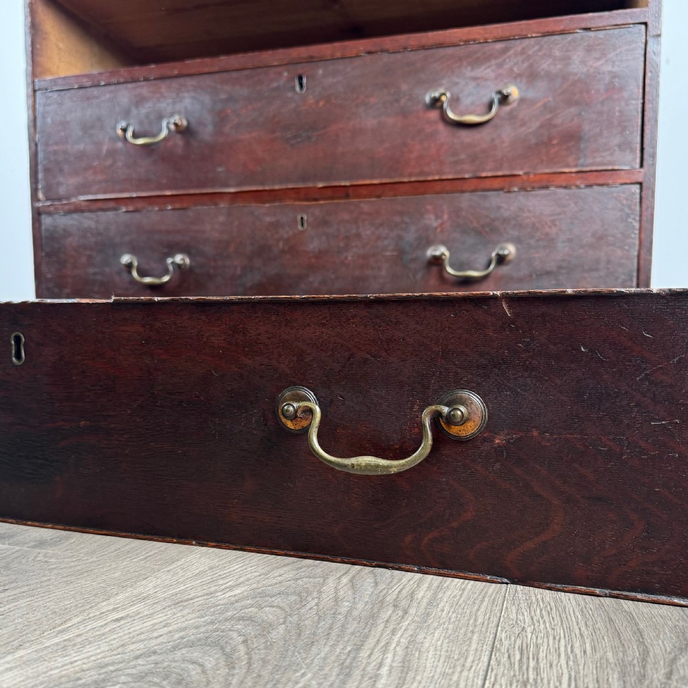  Antique 18th Century Oak Chest Of Drawers  View XI