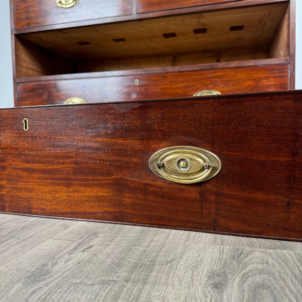 Antique 18th Century Fine Quality Linen Press Cupboard 
 View X