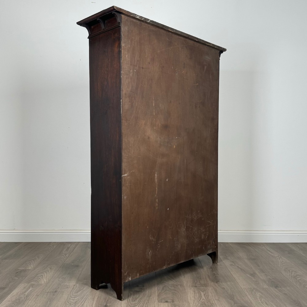  Antique 20th Century Open Bookcase In Oak 
 View IV