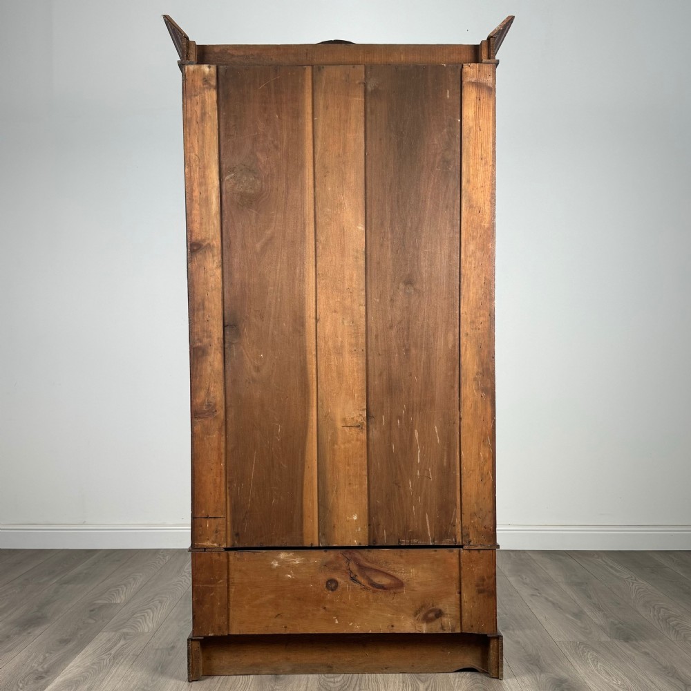 Antique 20th Century Wardrobe In Satin Wood 
 View VI
