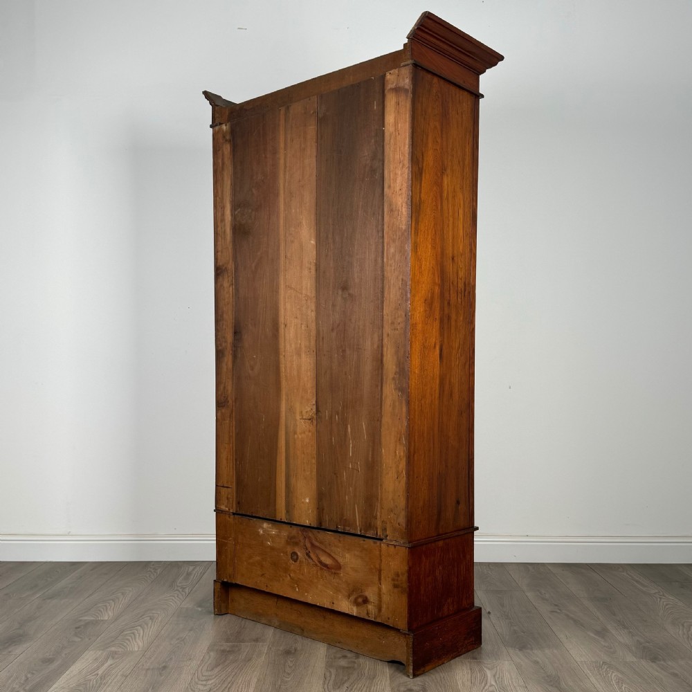 Antique 20th Century Wardrobe In Satin Wood 
 View VII