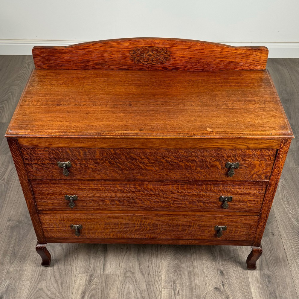  Antique 20th Century Chest Of Drawers In Oak 
 View IX