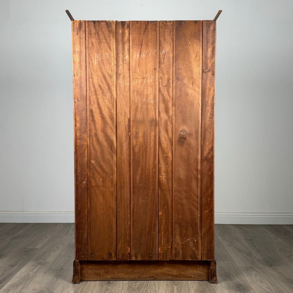  Antique 20th Century Open Bookcase In Mahogany 
 View V