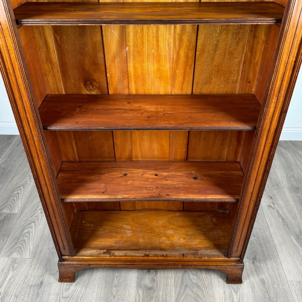  Antique 20th Century Open Bookcase In Mahogany 
 View IX