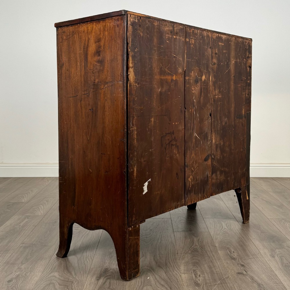 Antique 18th Century Bow Fronted Chest Of Drawers In Mahogany 
 View IV