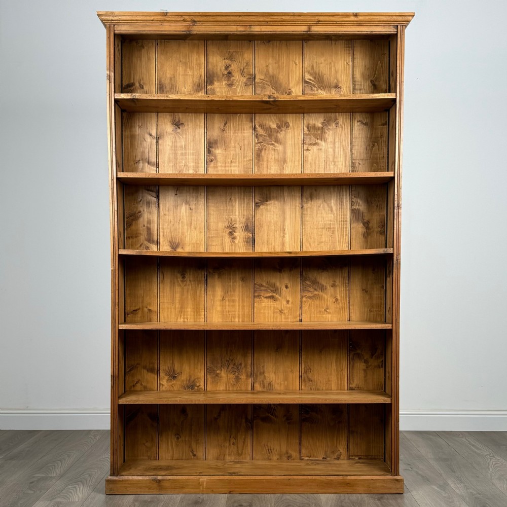 Antique 20th Century Open Bookcase In Vintage Pine ( REF AF-3323 )