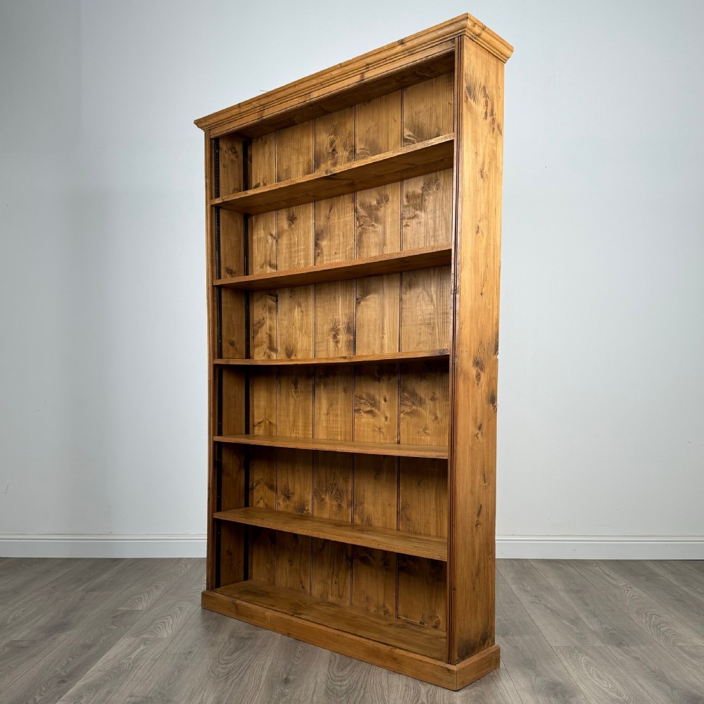 Antique 20th Century Open Bookcase In Vintage Pine ( REF AF-3323 ) View II