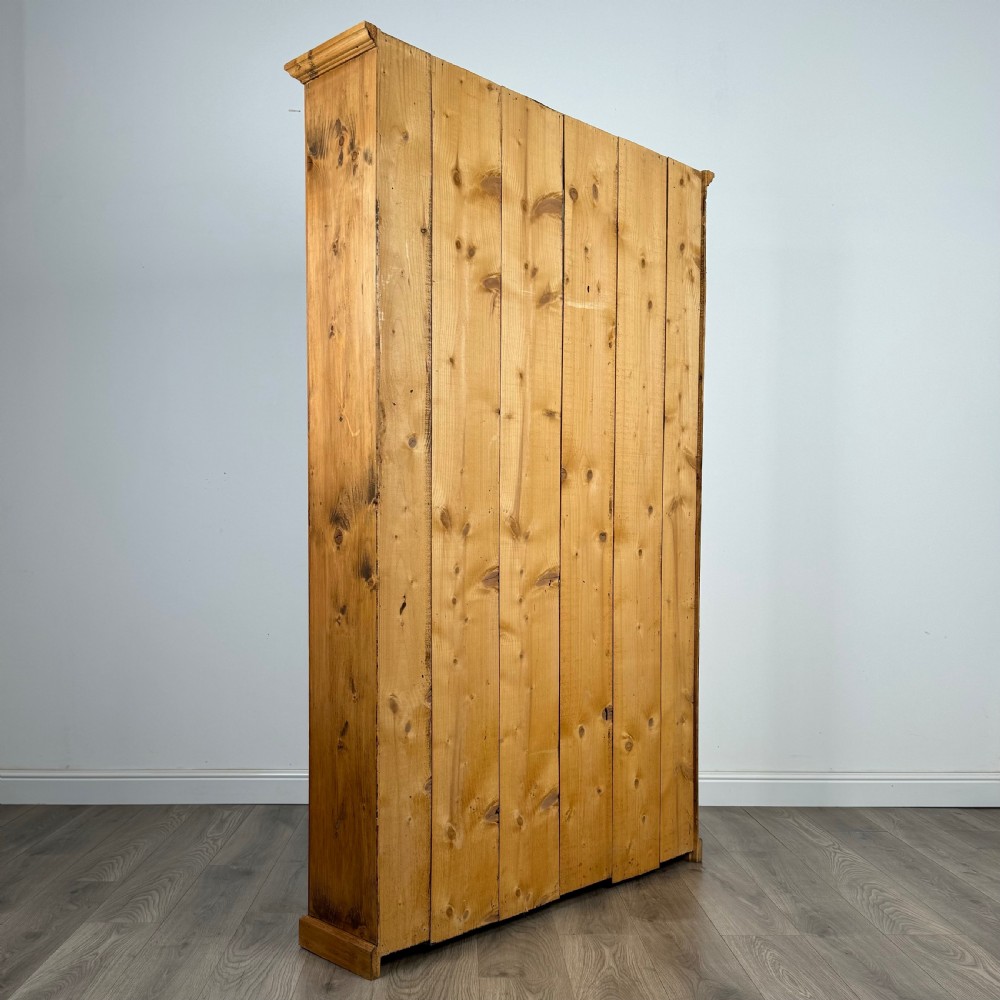 Antique 20th Century Open Bookcase In Vintage Pine ( REF AF-3323 ) View IV