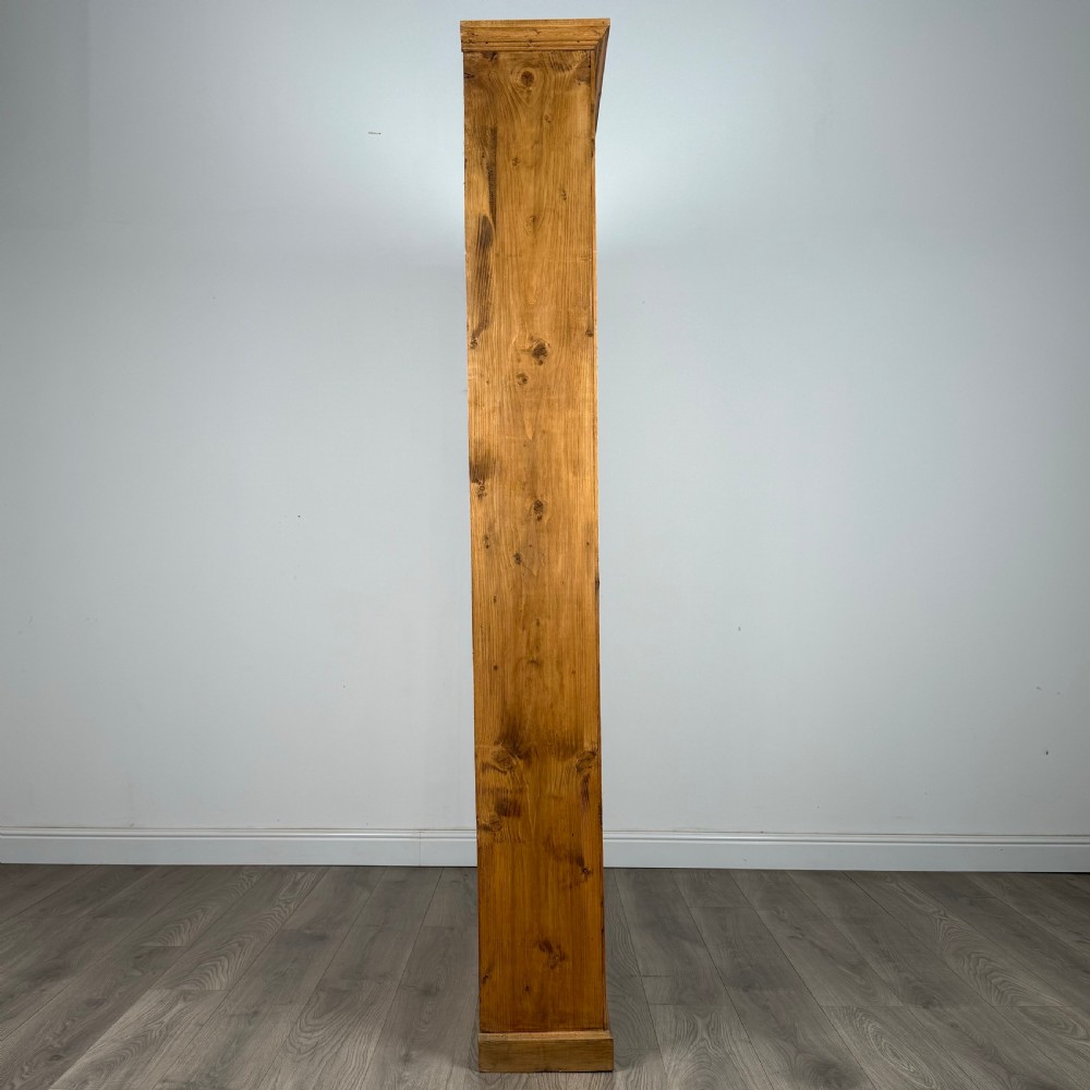 Antique 20th Century Open Bookcase In Vintage Pine ( REF AF-3323 ) View VII