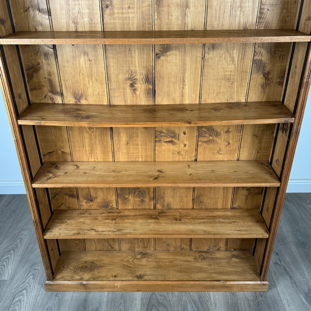 Antique 20th Century Open Bookcase In Vintage Pine ( REF AF-3323 ) View IX