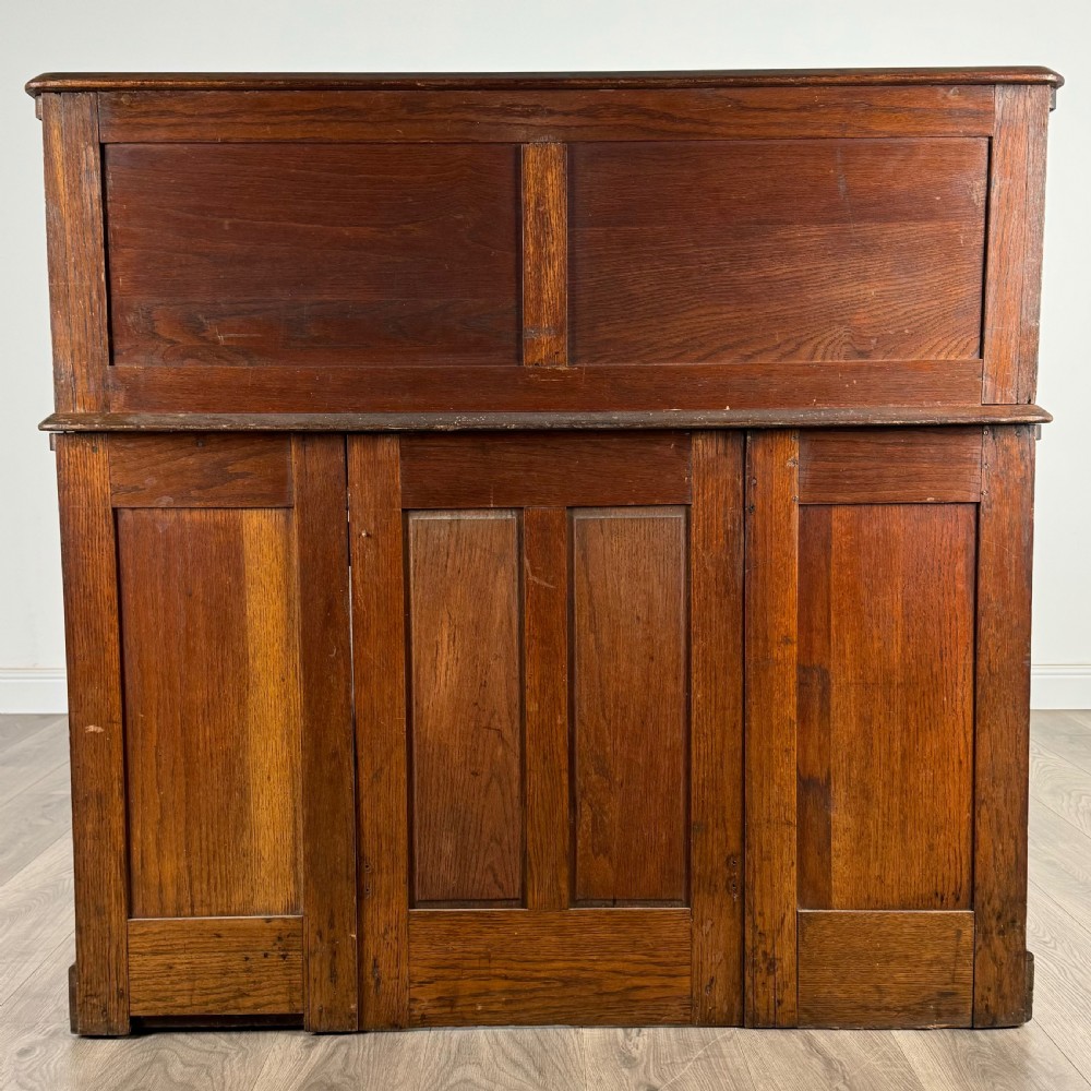  Antique 20th Century Roll Top Desk In Oak  View VI