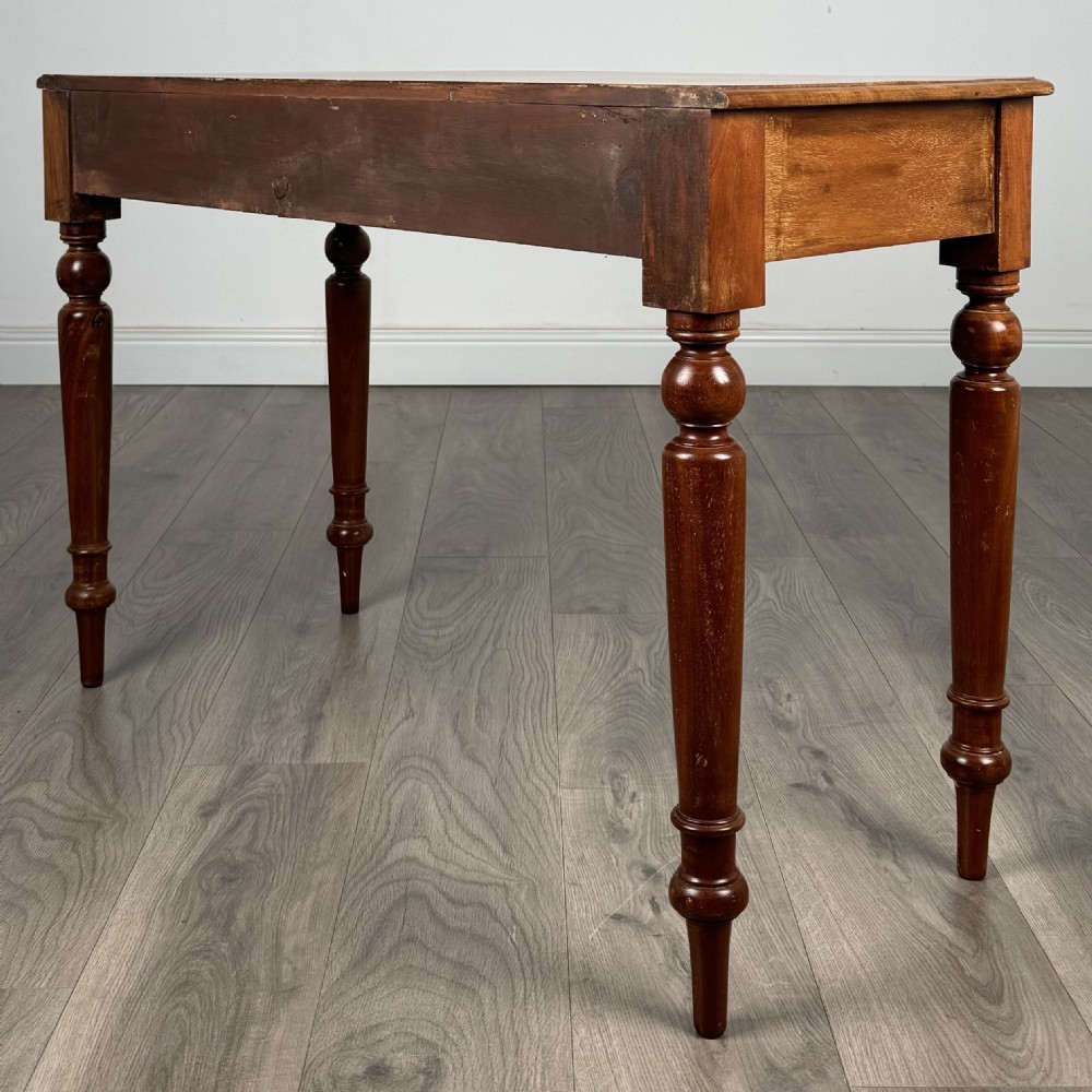 Antique 19th Century Writing Table / Side Table In Mahogany  View VI