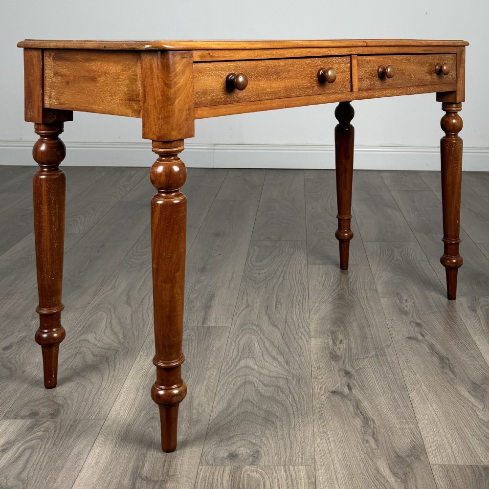 Antique 19th Century Writing Table / Side Table In Mahogany  View VIII