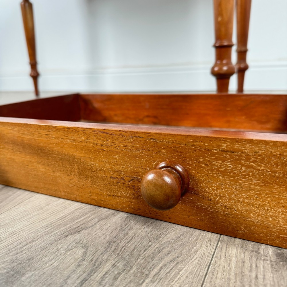 Antique 19th Century Writing Table / Side Table In Mahogany  View X