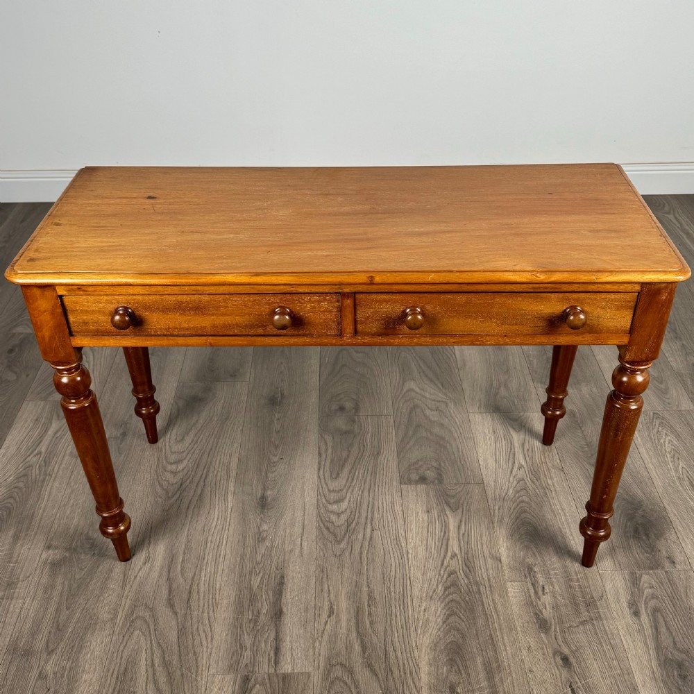 Antique 19th Century Writing Table / Side Table In Mahogany  View XI