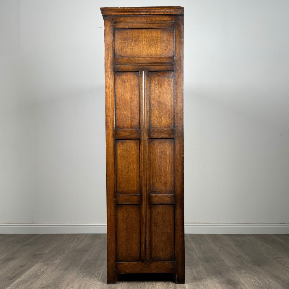 Antique 20th Century Wardrobe In Oak  View IV