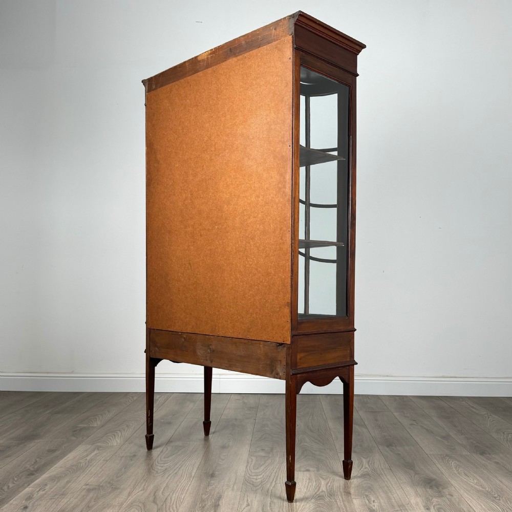  Antique Late 19th Century Glazed Display Cabinet In Mahogany 
 View VIII