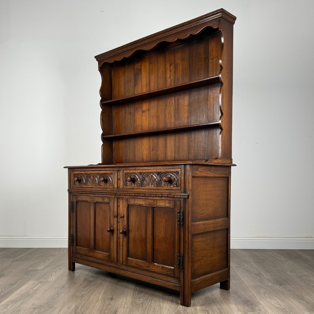  Antique 20th Century Dresser In Oak View III