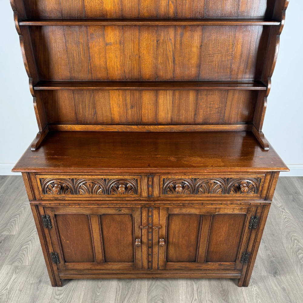  Antique 20th Century Dresser In Oak View VII