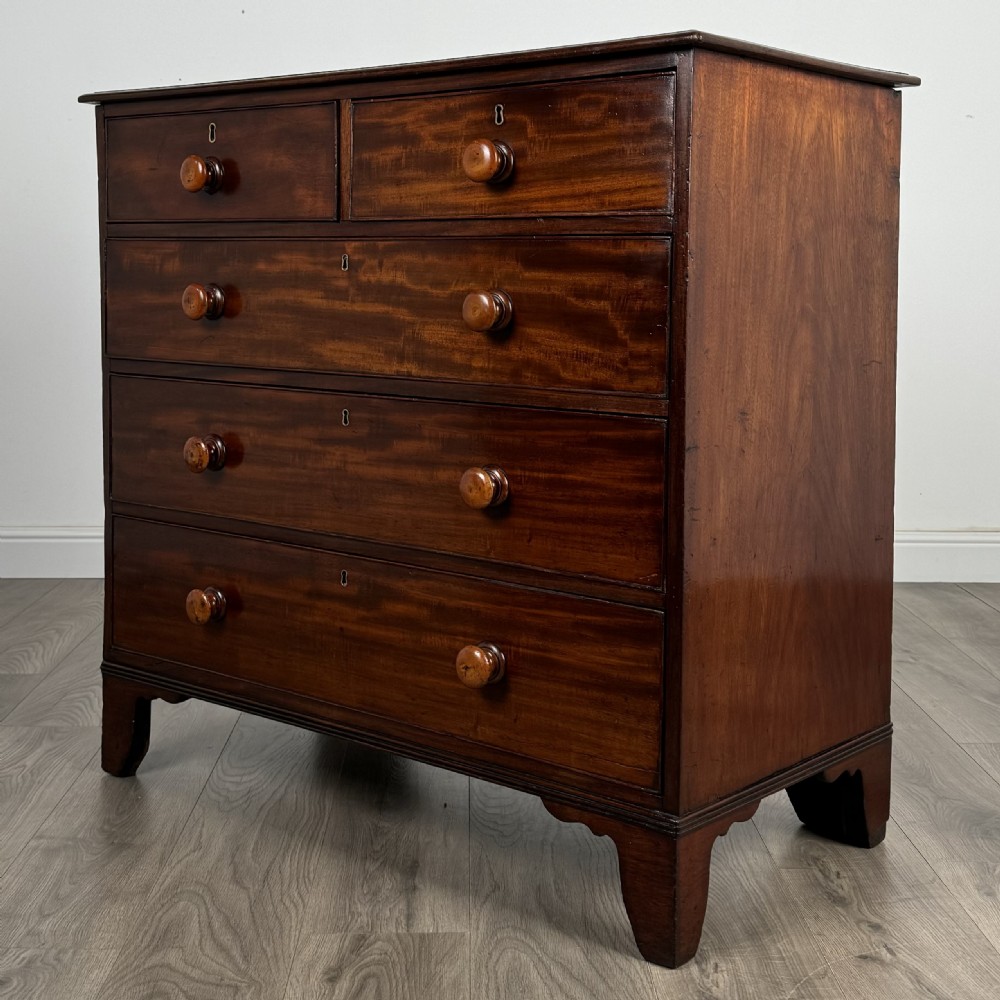 Antique 18th Century Chest Of Drawers In Mahogany  View II
