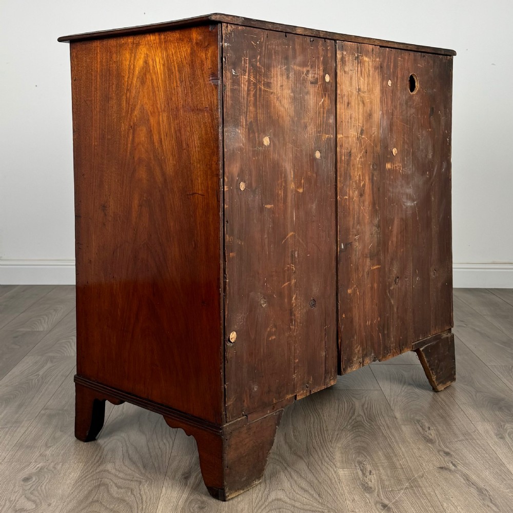 Antique 18th Century Chest Of Drawers In Mahogany  View V