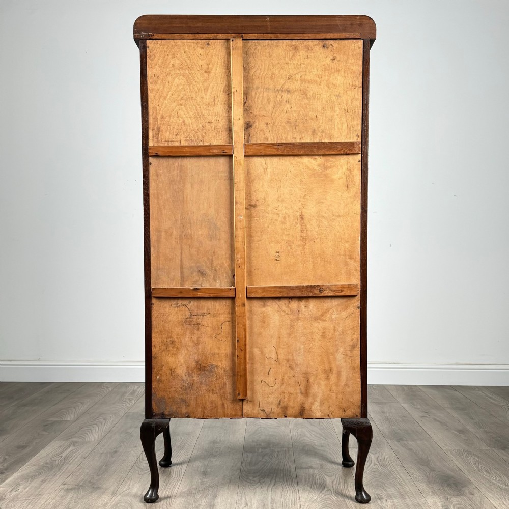 Antique 20th Century Display Cabinet In Oak  View VI