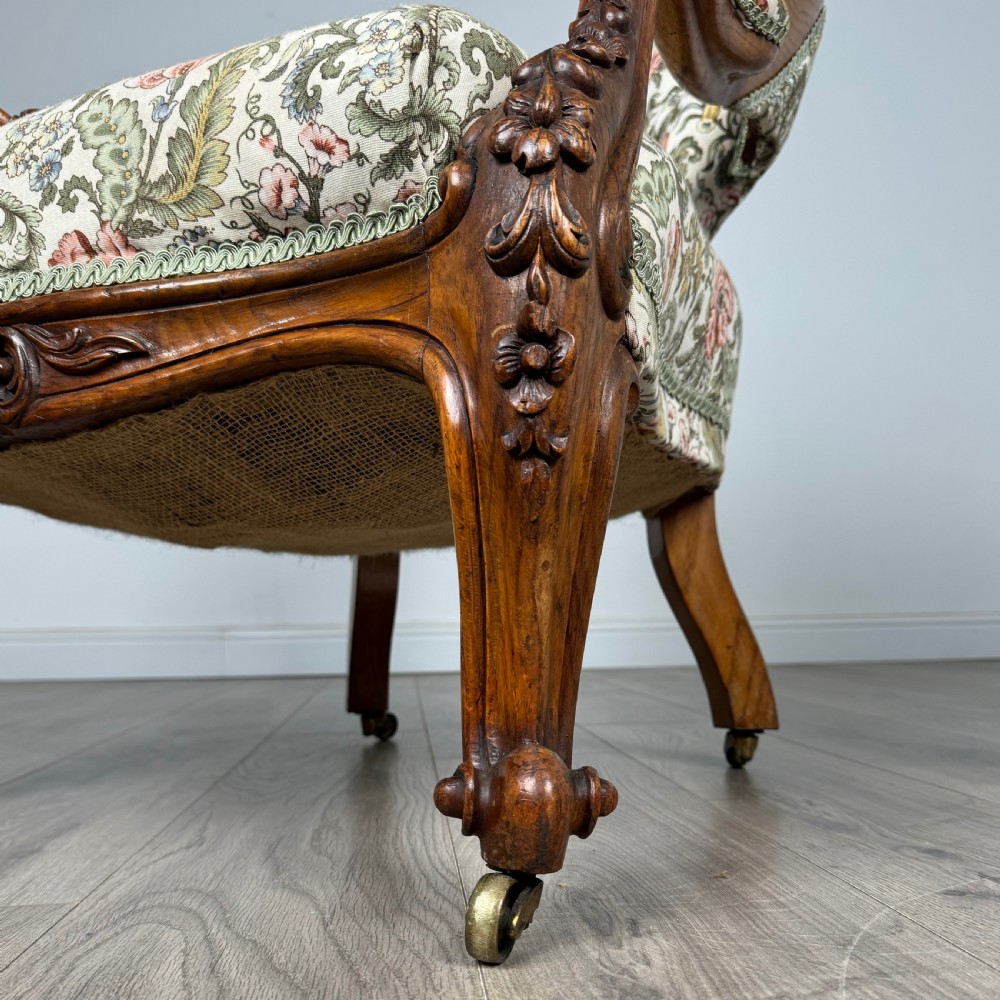 Antique 19th Century Fine Quality Carved Oak Armchair  View XII