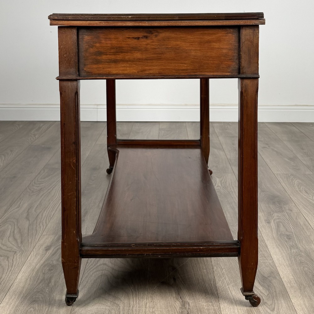 Antique 20th Century Side Table / Writing Table In Walnut  View III