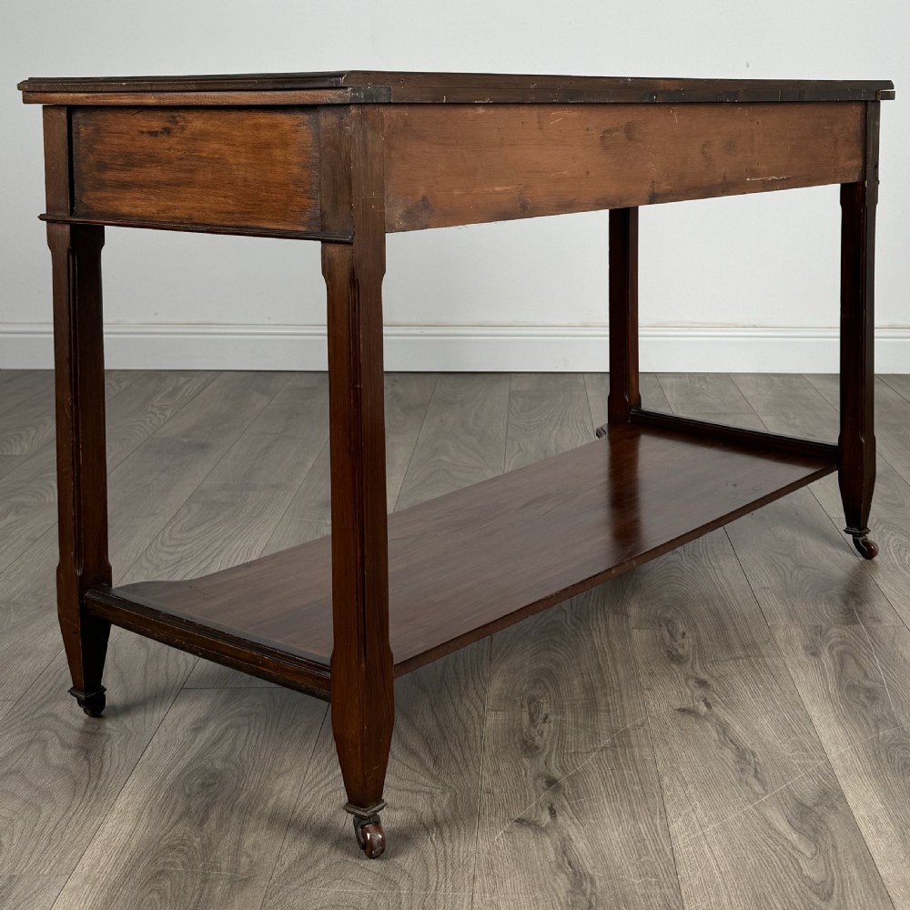 Antique 20th Century Side Table / Writing Table In Walnut  View IV