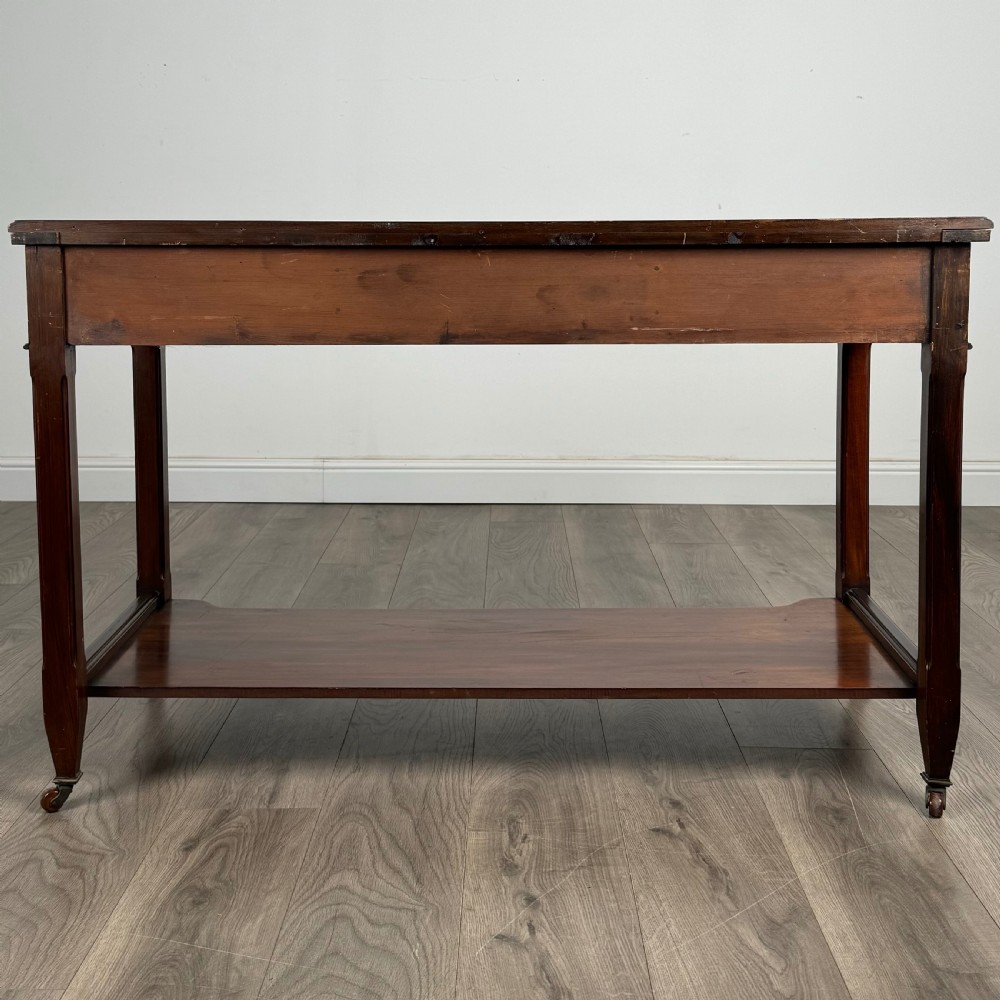 Antique 20th Century Side Table / Writing Table In Walnut  View V