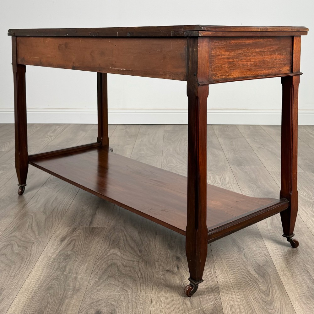 Antique 20th Century Side Table / Writing Table In Walnut  View VII