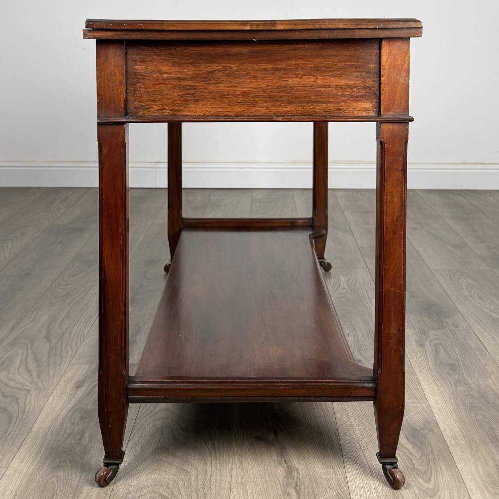 Antique 20th Century Side Table / Writing Table In Walnut  View VIII