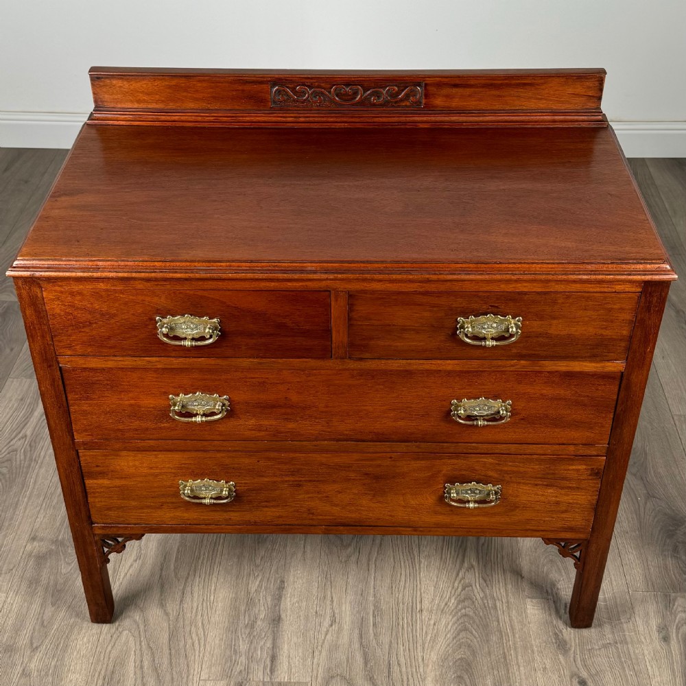 Antique 20th Century Chest Of Drawers In Walnut 
 View X