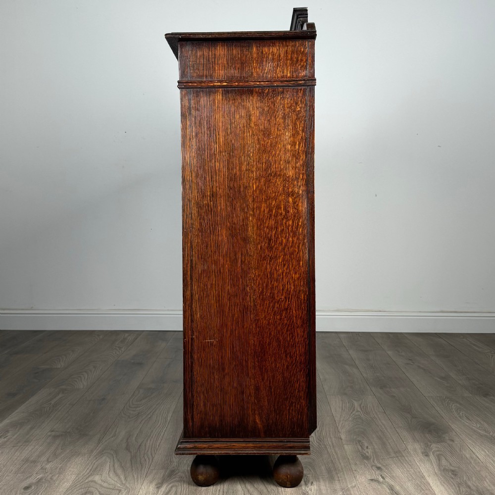 Antique 20th Century Display Cabinet In Oak 
 View IV