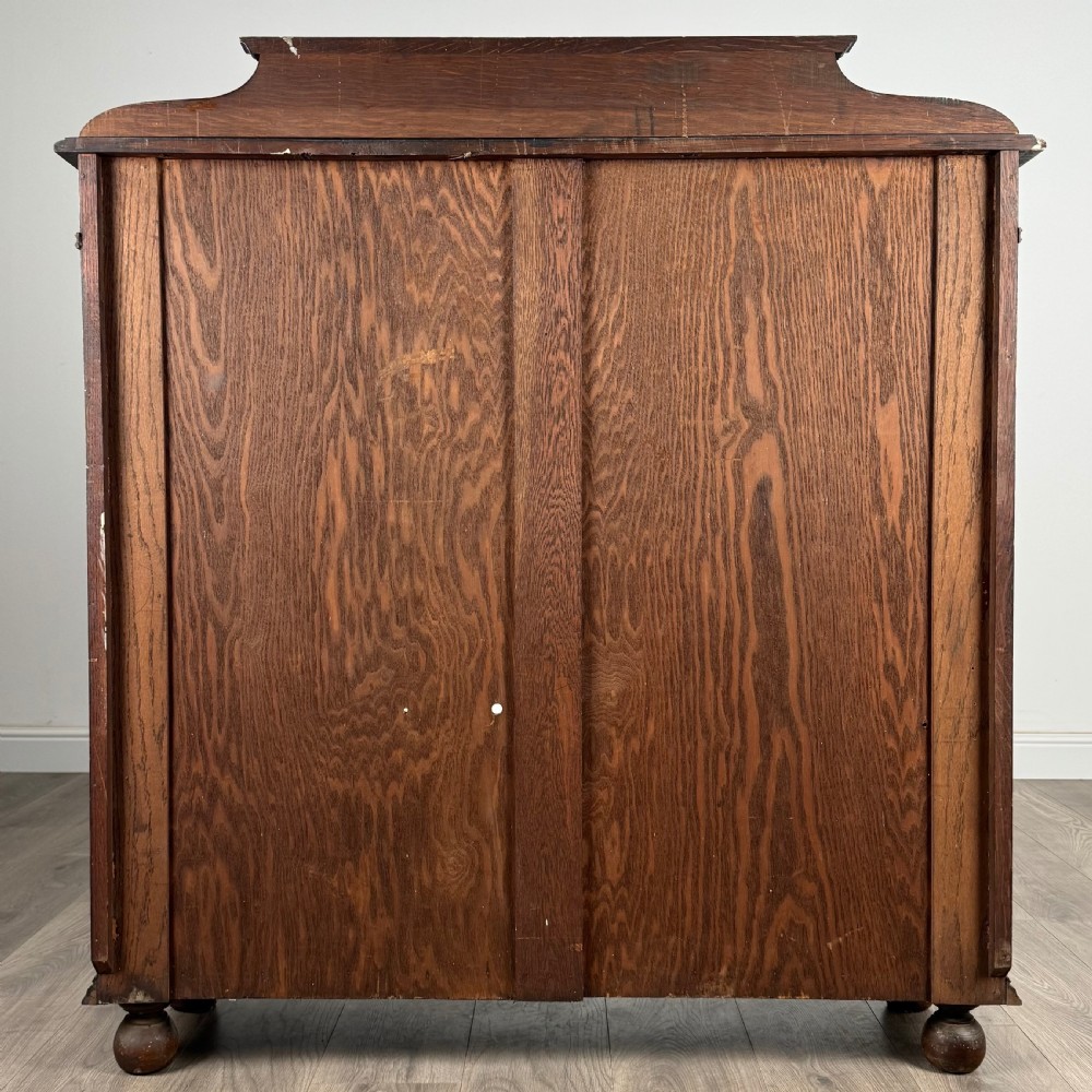 Antique 20th Century Display Cabinet In Oak 
 View VI