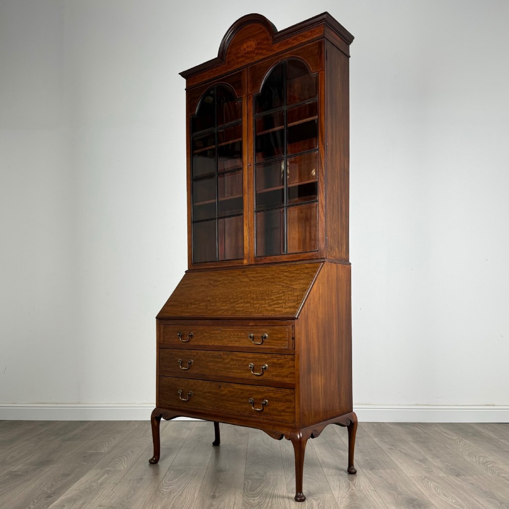  Antique Late 19th Century Bureau Bookcase In Mahogany 
 View III