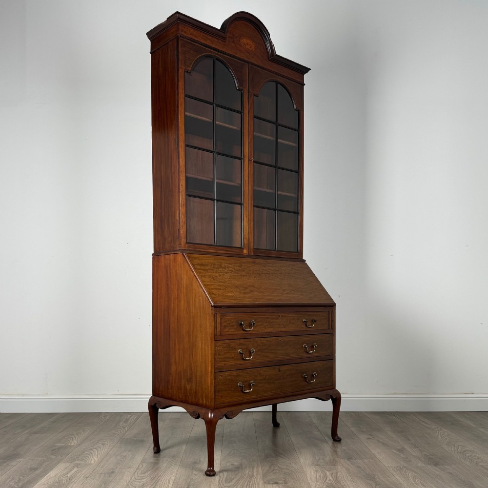  Antique Late 19th Century Bureau Bookcase In Mahogany 
 View IX