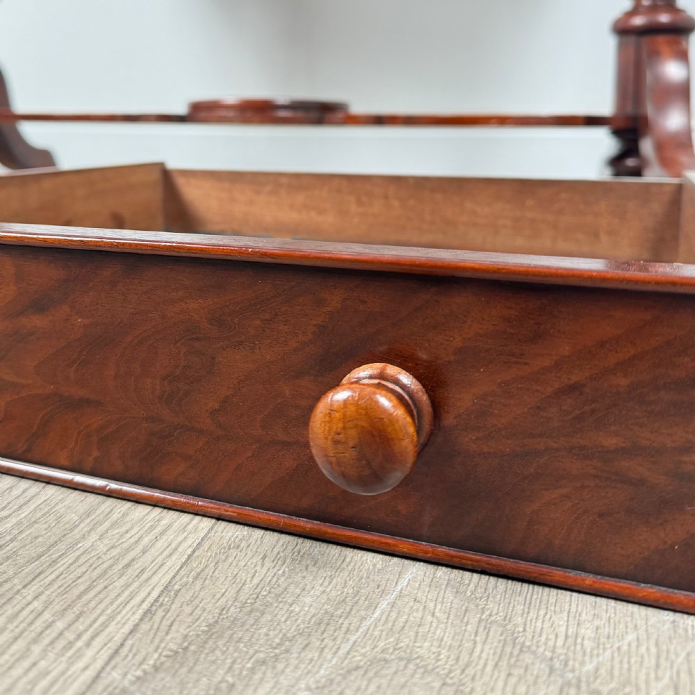 Antique 19th Century Washstand In Mahogany  View XI