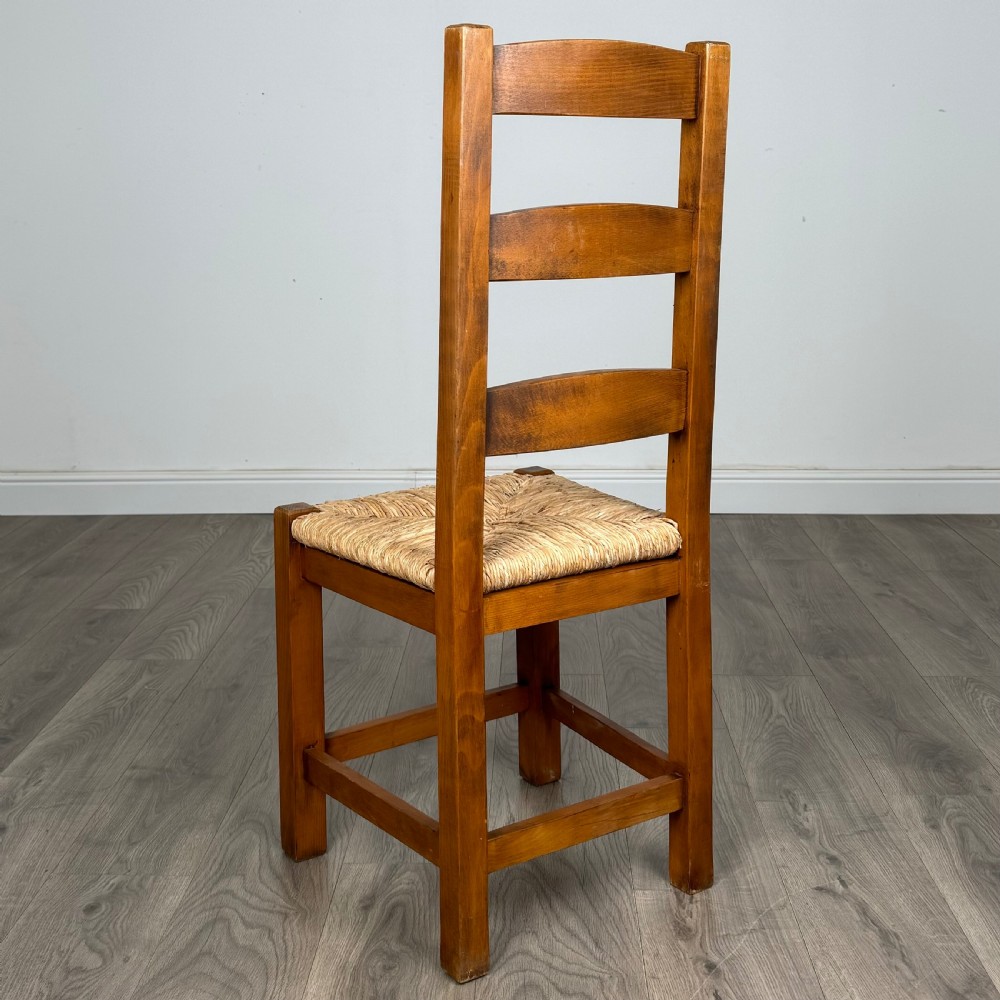 Attractive 20th Century Set Of 6 Dining Chairs In Oak 
 View III