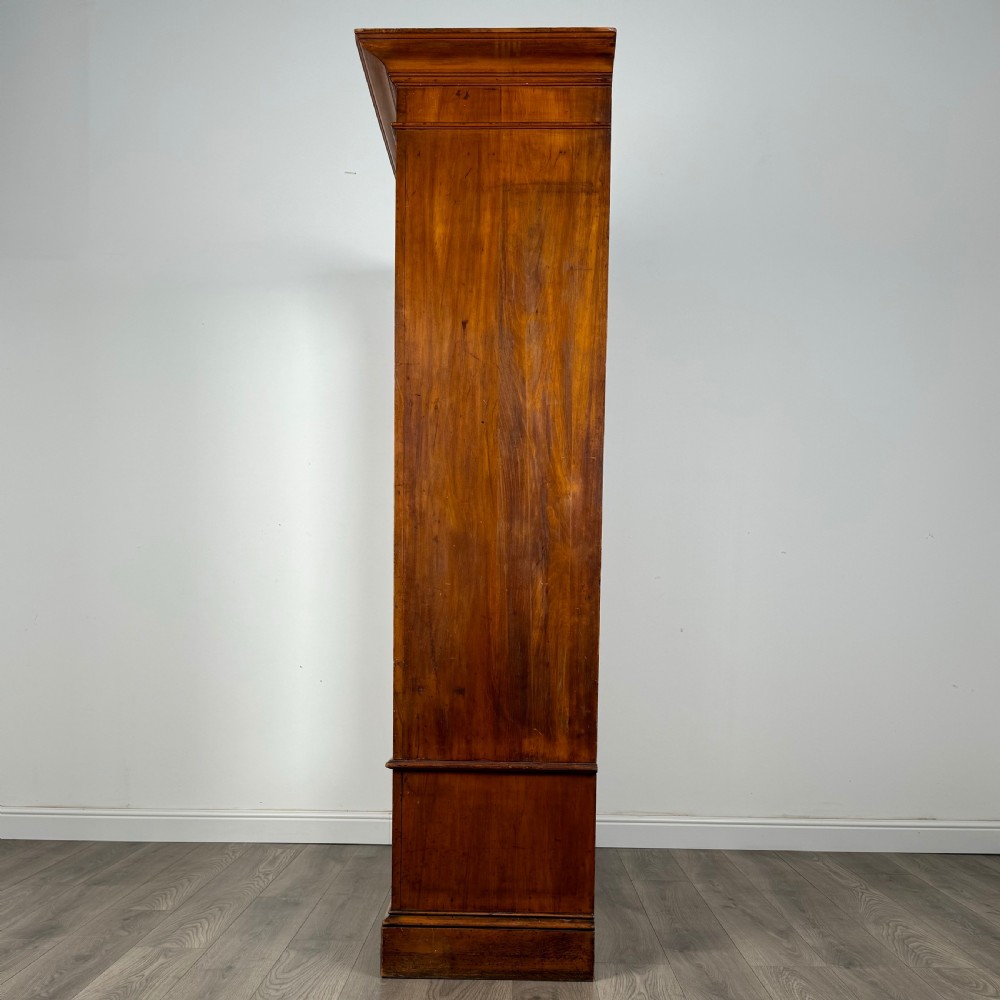 Antique Late 19th Century Wardrobe In Satin Walnut 
 View III