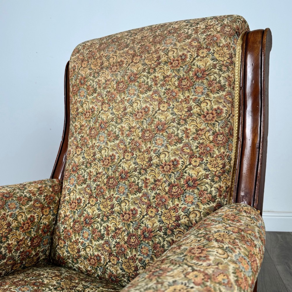 Antique 19th Century Armchair In Mahogany  View VIII