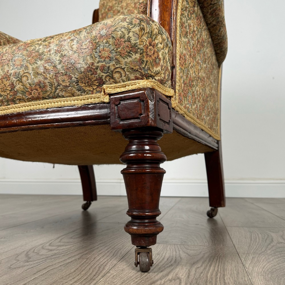 Antique 19th Century Armchair In Mahogany  View XI