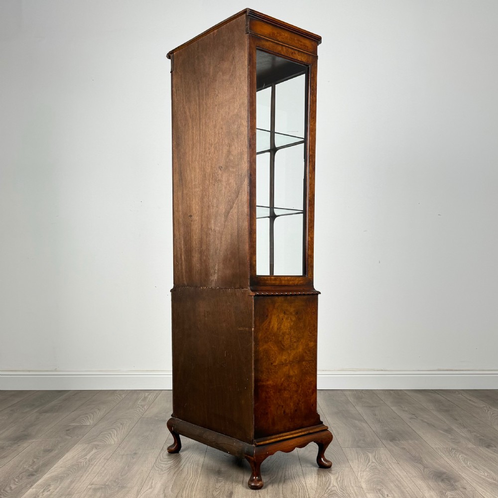 Antique 20th Century Display Cabinet In Walnut 
 View VII