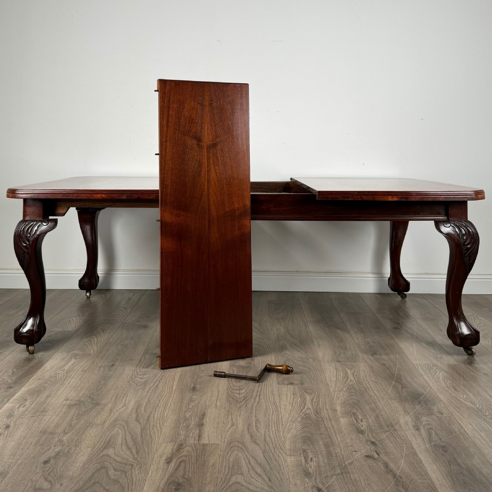 Antique 20th Century Dining Table In Mahogany  View V