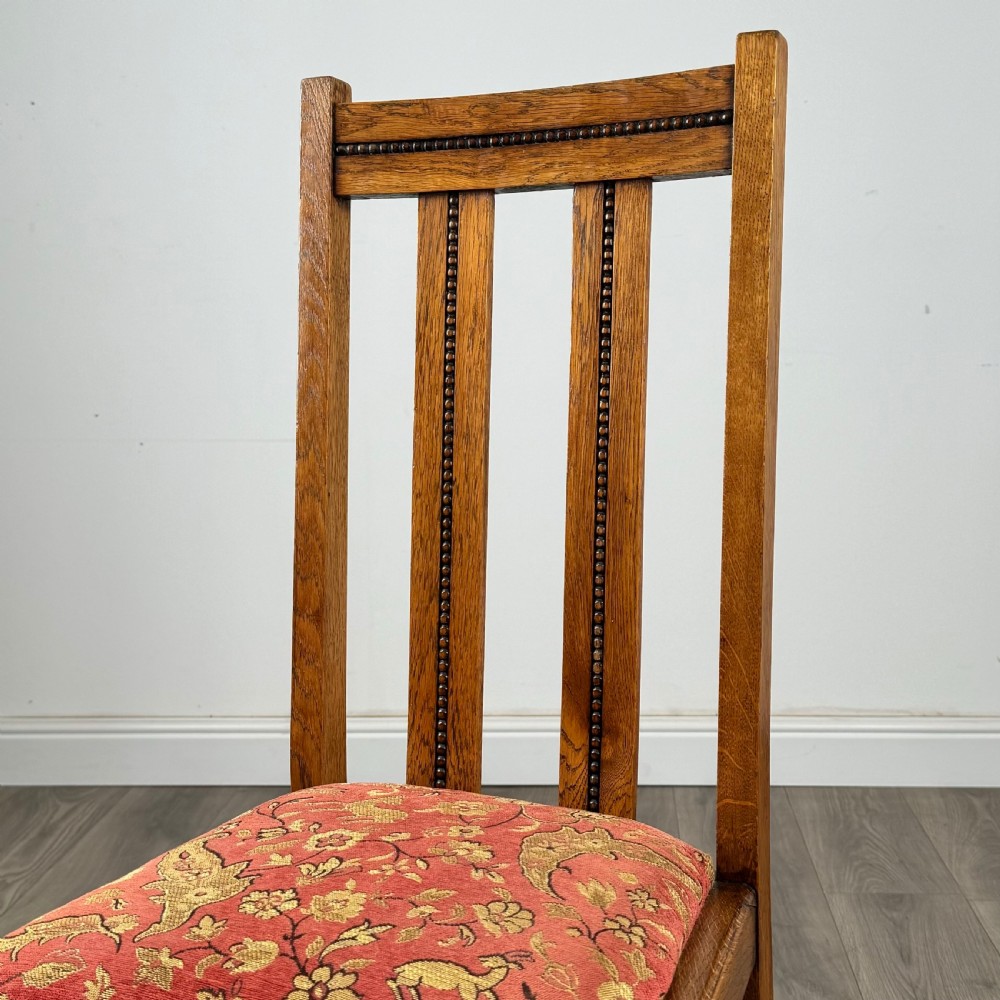 Antique 20th Century Set Of 4 Barley Twist Dining Chair’s 
 View V