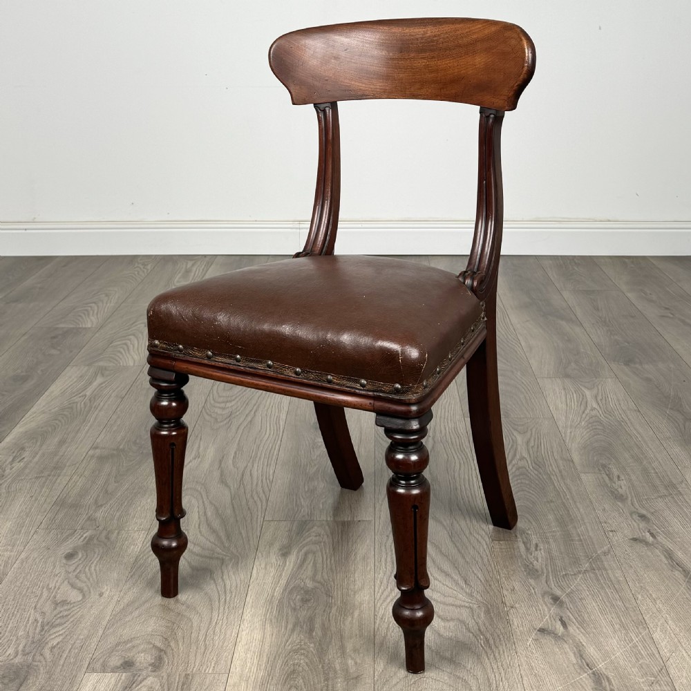 Antique Early 19th Century Set Of 6 William IV Dining Chairs  View II