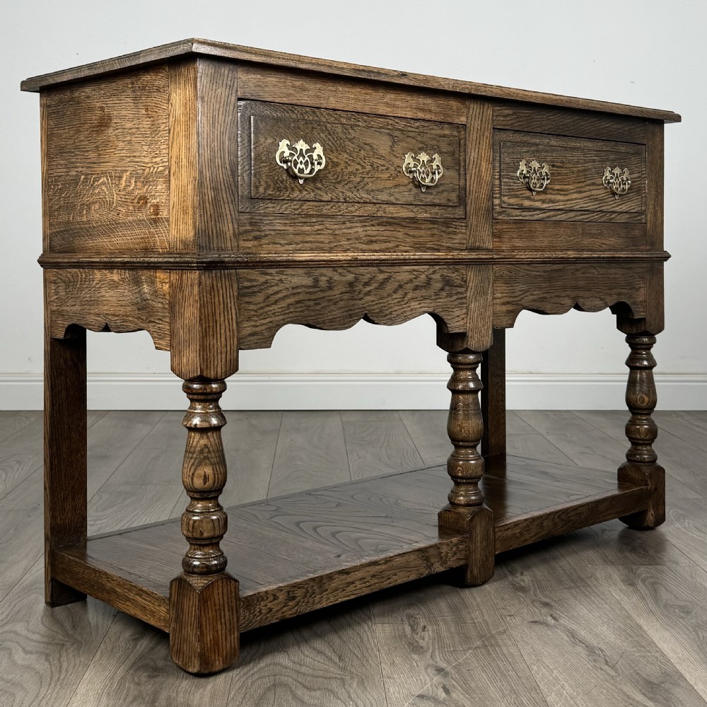 Antique 20th Century Good Quality Sideboard In Oak 
 View VII