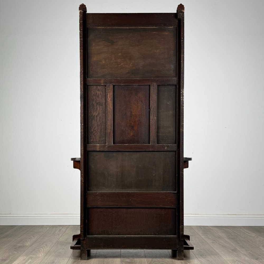 Antique 20th Century Carved Oak Hall Stand  View VI