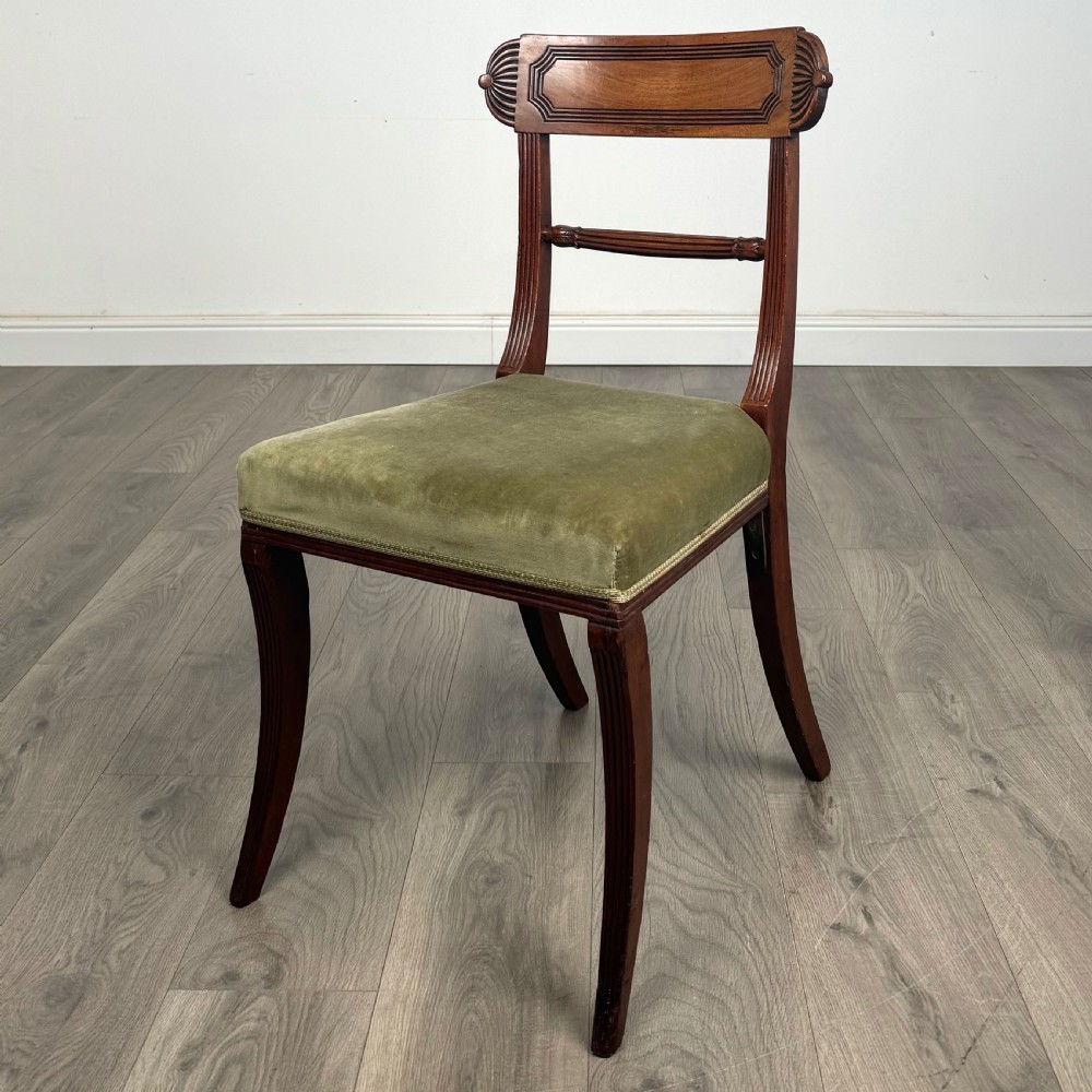Antique Early 19th Century Set Of 8 Regency Dining Chair’s  View III