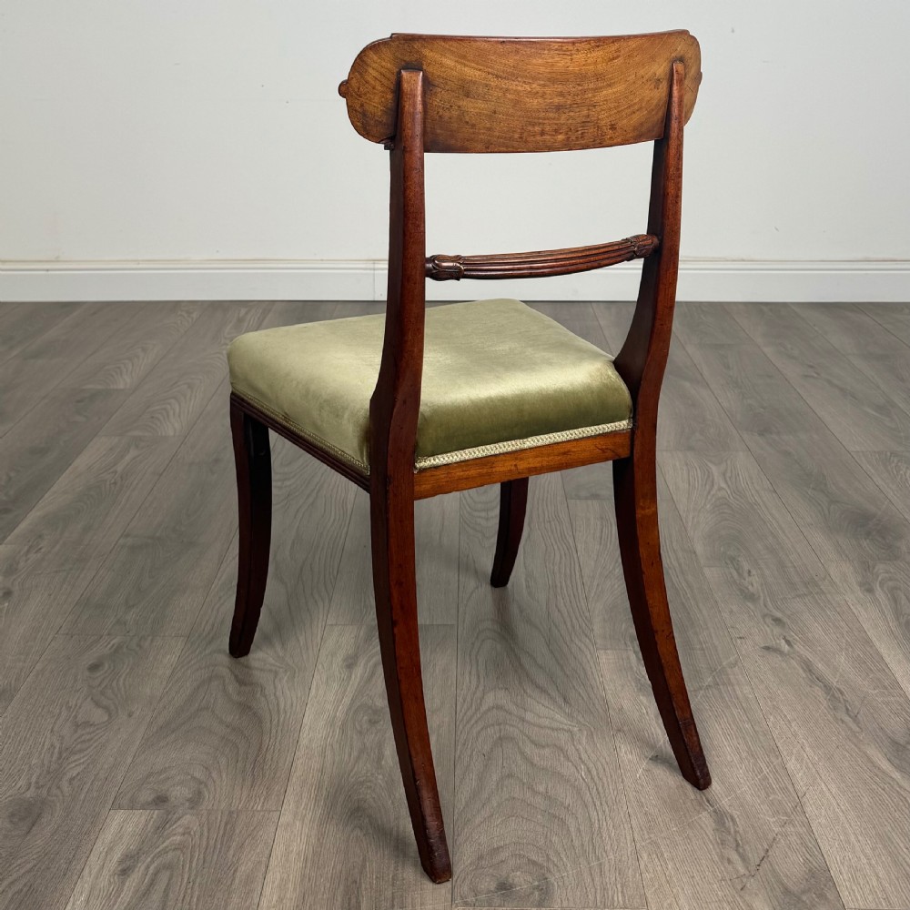 Antique Early 19th Century Set Of 8 Regency Dining Chair’s  View V